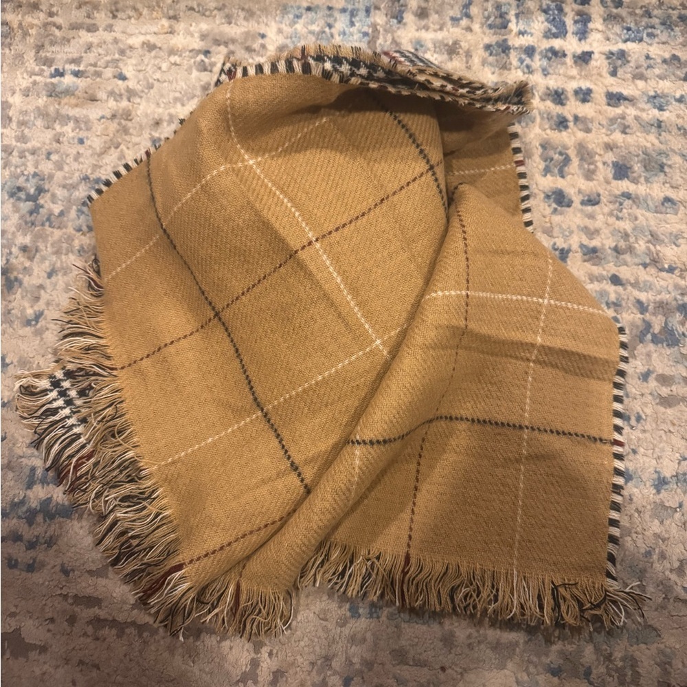 Floral Navy and Houndstooth Scarf Set - Picture 4 of 5